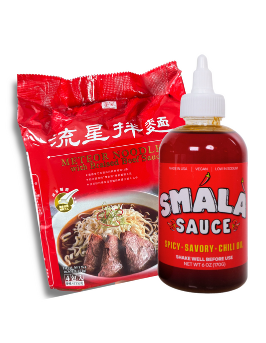 SMÁLÀ x A-Sha Noodle Bundle (Braised Beef Flavor)