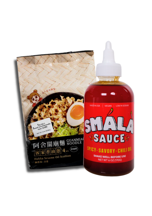 SMÁLÀ x A-Sha Noodle Bundle Pack (Guanmiao Soy Sauce Flavor)